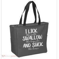 Tequila I Lick Swallow And Suck Drinking Alcohol Tote Bag thumb 2