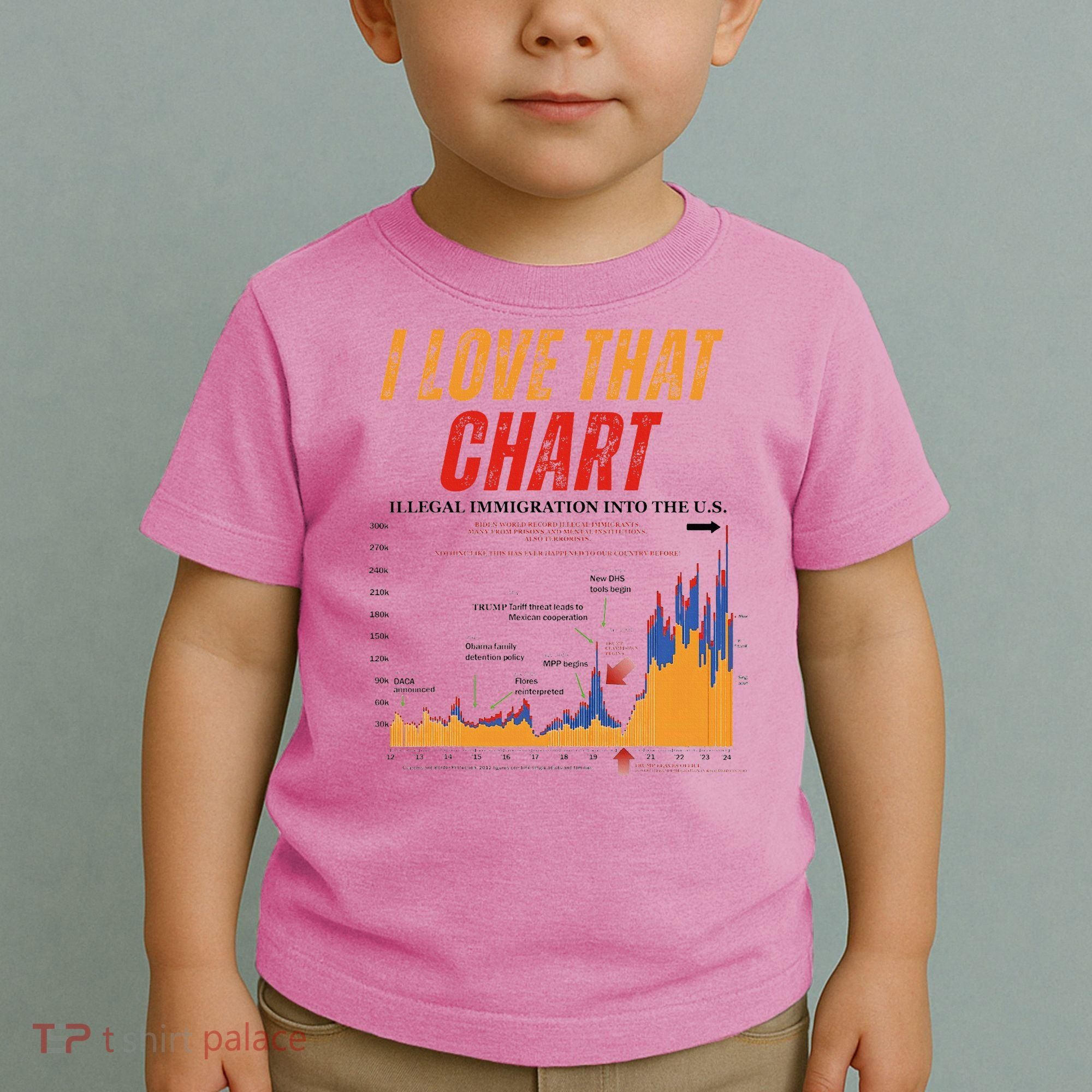 Trump I Love That Chart Toddler T-Shirt