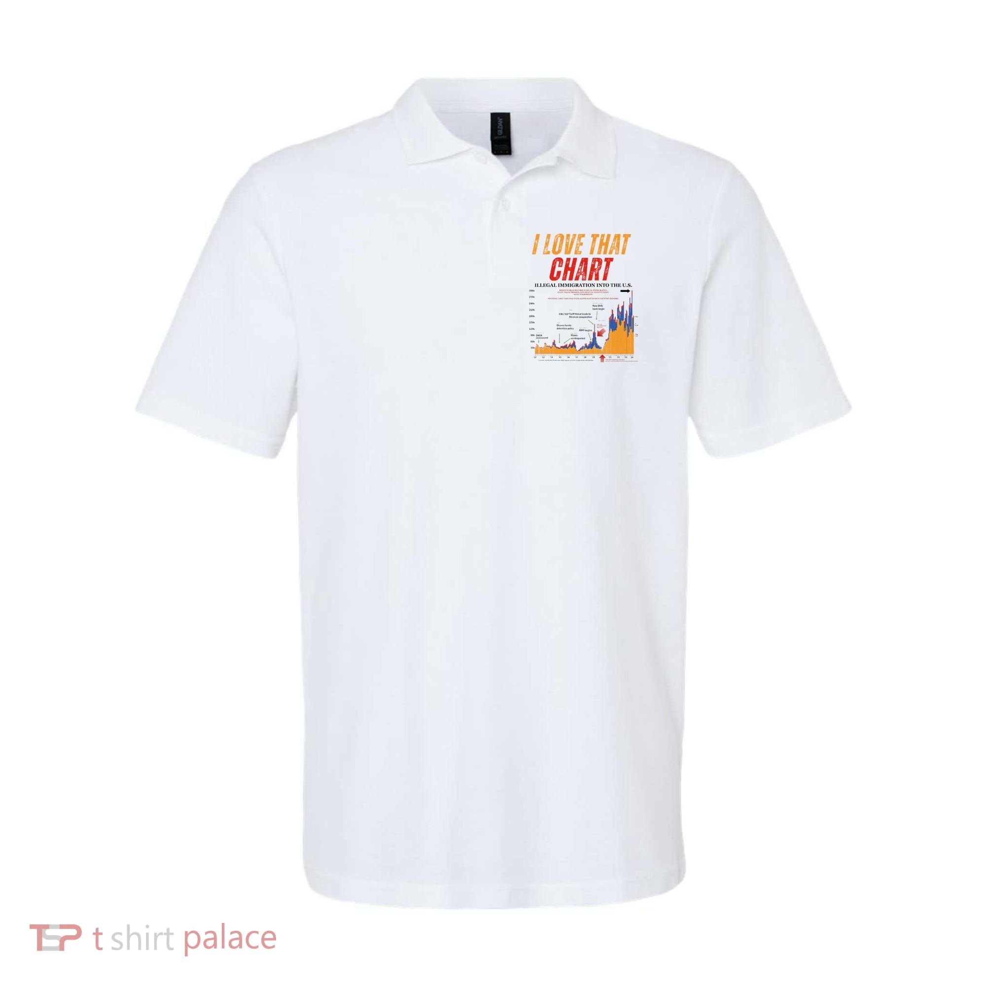 Trump I Love That Chart Polo
