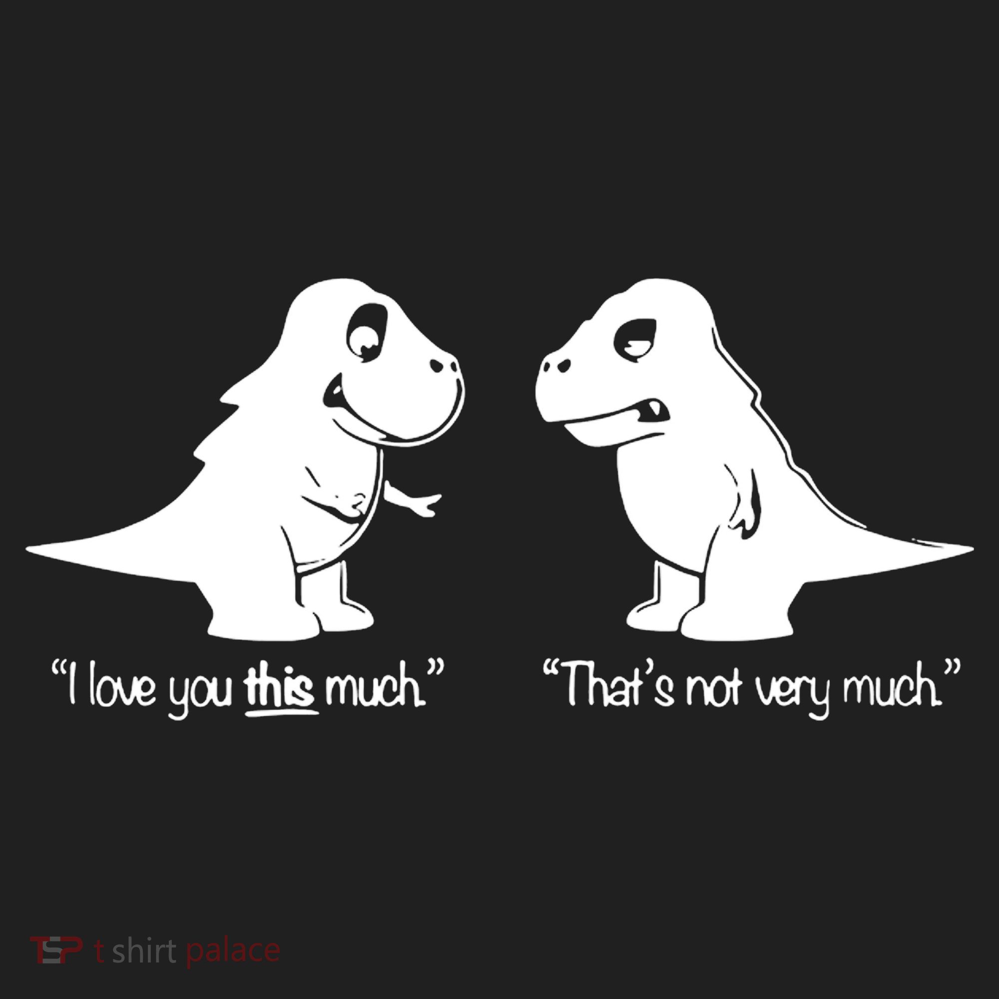 Trex I Love You This Much Golf Towel