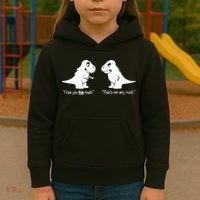Trex I Love You This Much Kids Hoodie thumb 3