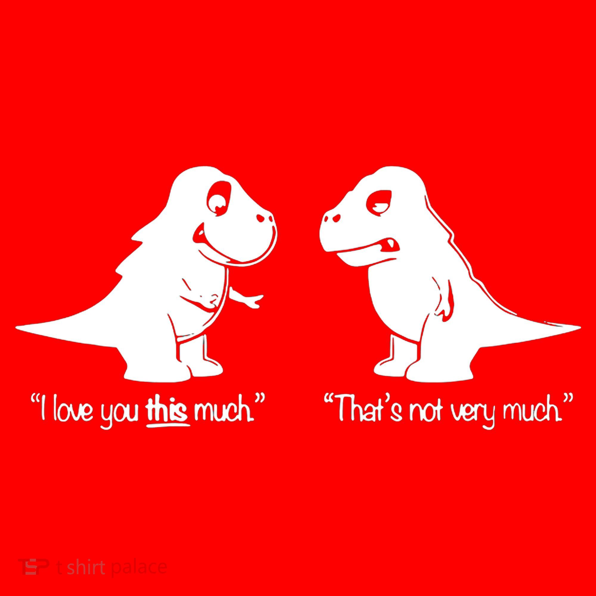 Trex I Love You This Much Santa Hat
