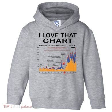 Trump I Love That Chart Toddler Hoodie