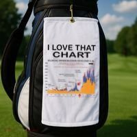 Trump I Love That Chart Golf Towel thumb 2
