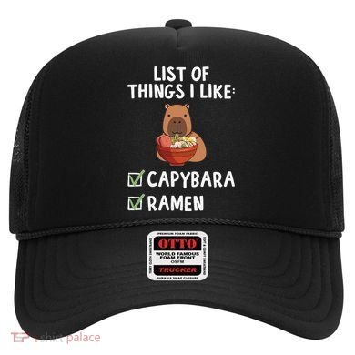 Things I Like Capybara Lover Capybara Girl Capybara Boy Hat