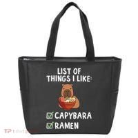 Things I Like Capybara Lover Capybara Girl Capybara Boy Tote Bag thumb 0