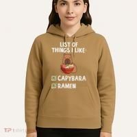 Things I Like Capybara Lover Capybara Girl Capybara Boy Hoodie thumb 5
