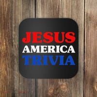 Trivia I Love Trivia Jesus And Trivia For Trivia Night Coaster thumb 0