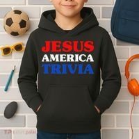 Trivia I Love Trivia Jesus And Trivia For Trivia Night Kids Hoodie thumb 2