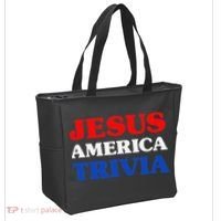 Trivia I Love Trivia Jesus And Trivia For Trivia Night Tote Bag thumb 2