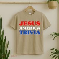 Trivia I Love Trivia Jesus And Trivia For Trivia Night T-Shirt thumb 2