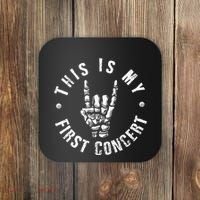This Is My First Concert Coaster thumb 0