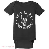 This Is My First Concert Baby Bodysuit thumb 0