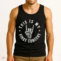 This Is My First Concert Tank Top thumb 3