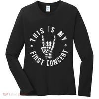This Is My First Concert Women's Long Sleeve Shirt thumb 0