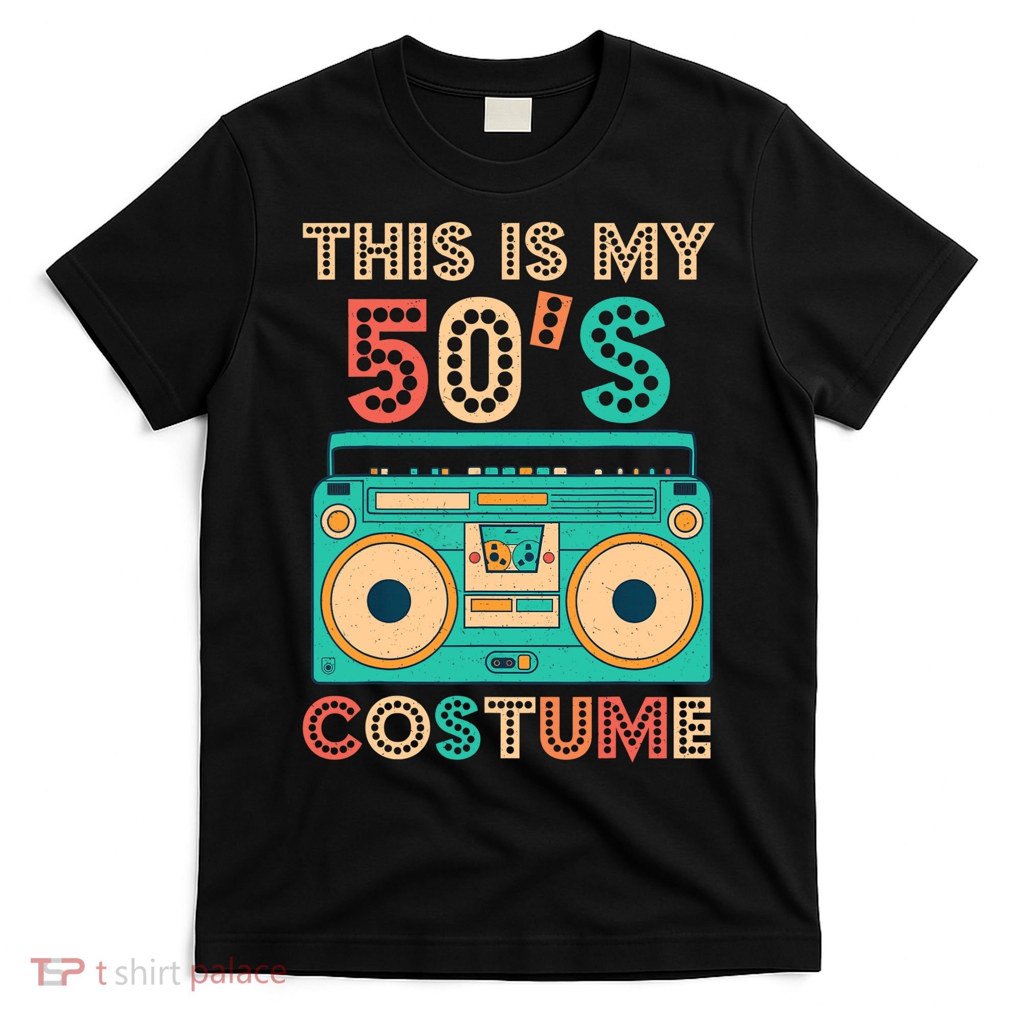 This Is My 50s Costume 1950s Retro Vintage 50s Party T-Shirt