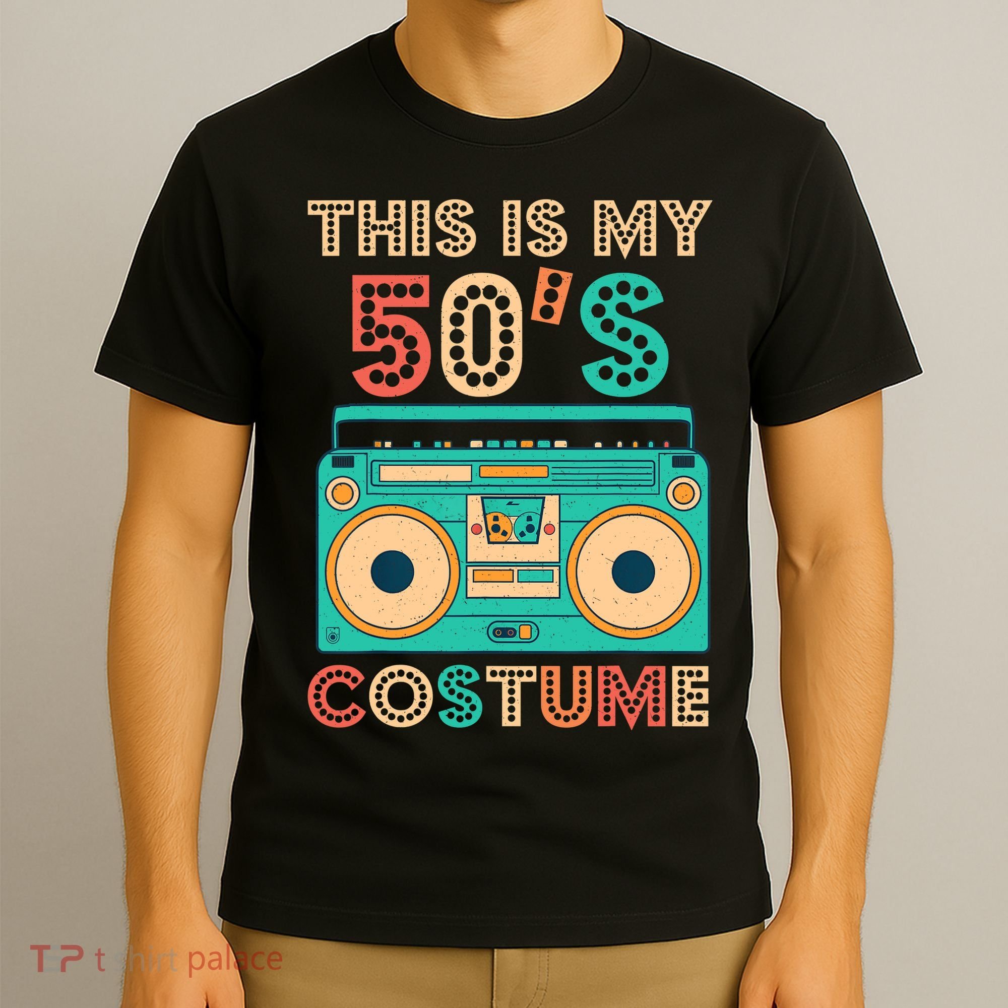 This Is My 50s Costume 1950s Retro Vintage 50s Party T-Shirt