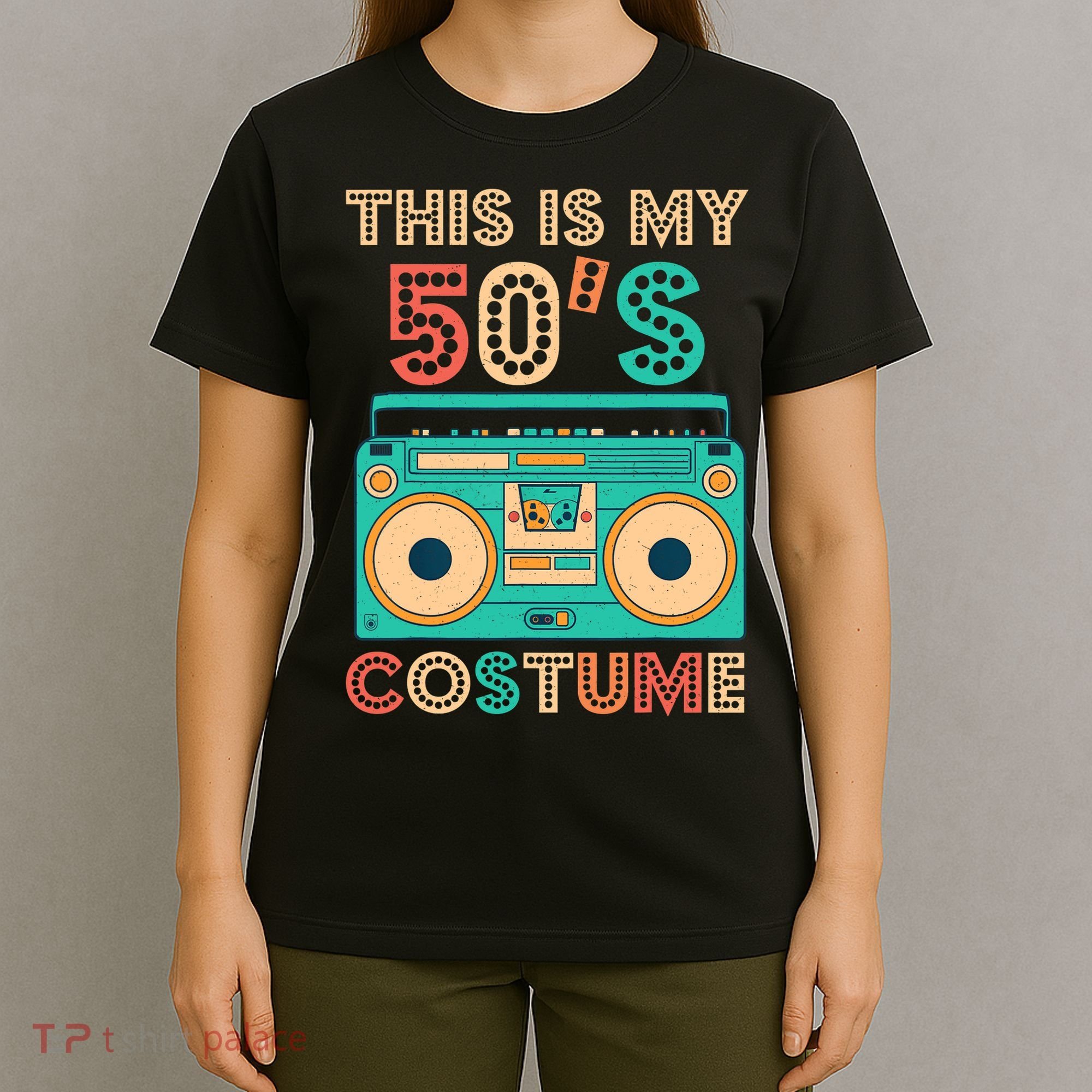 This Is My 50s Costume 1950s Retro Vintage 50s Party T-Shirt