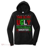 This Is My Ugly Pickleball Sweater Christmas Women's Hoodie thumb 0