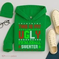 This Is My Ugly Pickleball Sweater Christmas Hoodie thumb 4