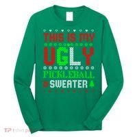 This Is My Ugly Pickleball Sweater Christmas Long Sleeve Shirt thumb 0
