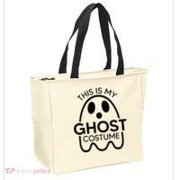 This Is My Ghost Costume Halloween Party Tote Bag thumb 2