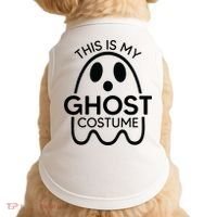 This Is My Ghost Costume Halloween Party Doggie Tank thumb 0