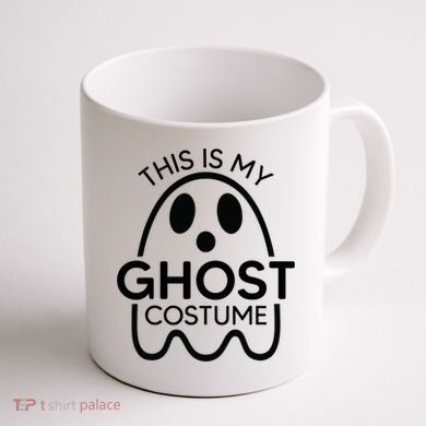 This Is My Ghost Costume Halloween Party Coffee Mug back