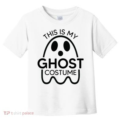 This Is My Ghost Costume Halloween Party Toddler T-Shirt