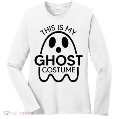 This Is My Ghost Costume Halloween Party Women's Long Sleeve Shirt