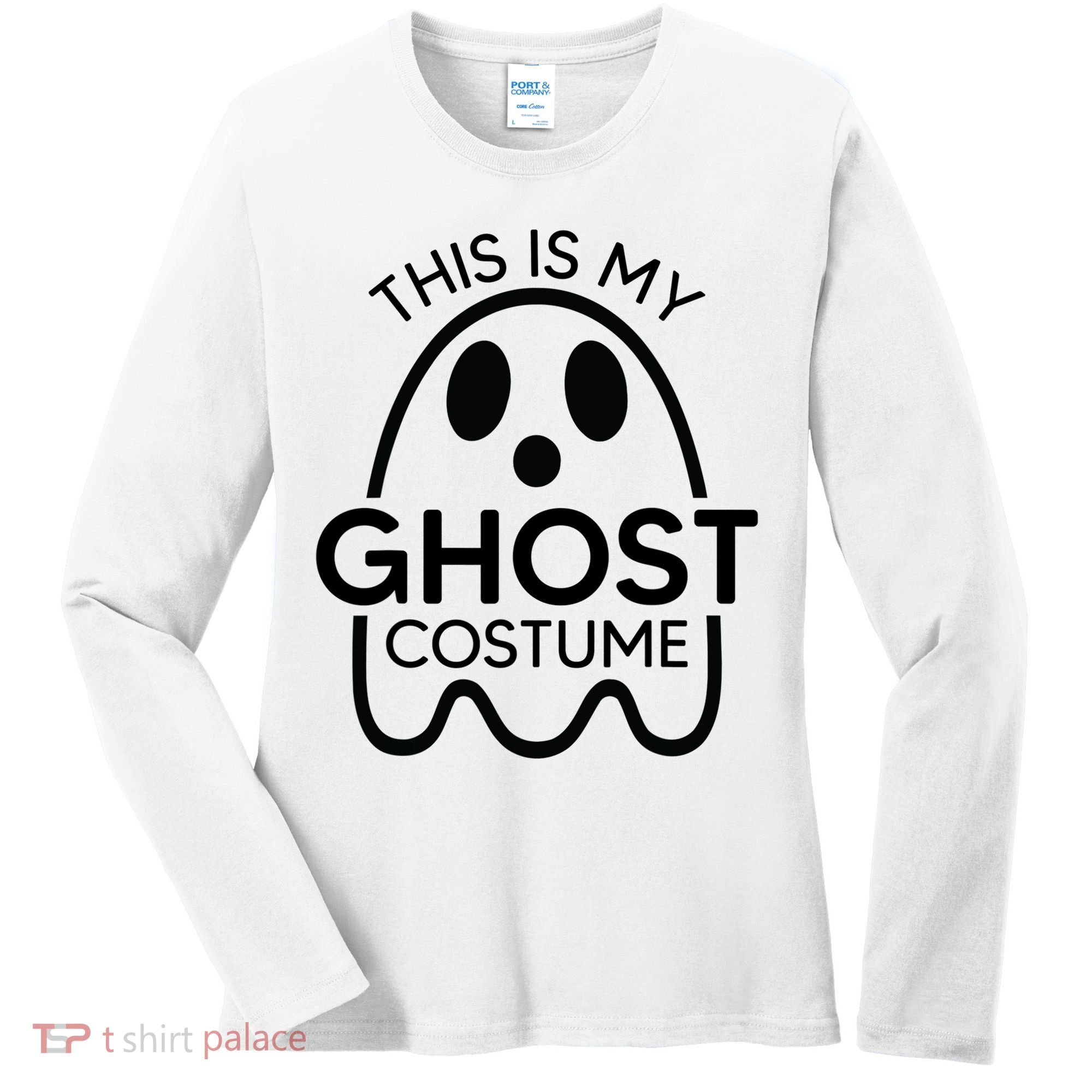 This Is My Ghost Costume Halloween Party Women's Long Sleeve Shirt