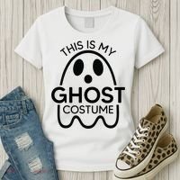 This Is My Ghost Costume Halloween Party Women's T-Shirt thumb 3