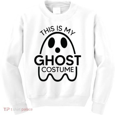 This Is My Ghost Costume Halloween Party Kids Sweatshirt