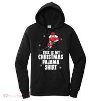 This Is My Christmas Pajama Cool Gift Funny Ice Hockey Santa Gift Women's Hoodie thumb 0