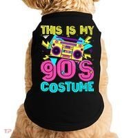 This Is My 90s Costume Retro 90s Music Theme Party Nineties Doggie Tank thumb 0