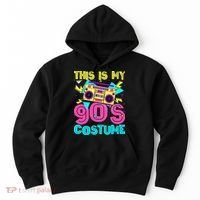 This Is My 90s Costume Retro 90s Music Theme Party Nineties Hoodie thumb 0