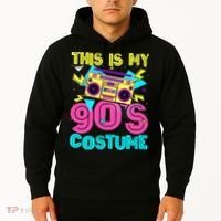 This Is My 90s Costume Retro 90s Music Theme Party Nineties Hoodie thumb 2