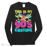 This Is My 90s Costume Retro 90s Music Theme Party Nineties Long Sleeve Shirt thumb 0