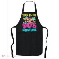 This Is My 90s Costume Retro 90s Music Theme Party Nineties Apron thumb 0