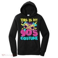 This Is My 90s Costume Retro 90s Music Theme Party Nineties Women's Hoodie thumb 0