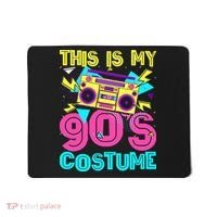 This Is My 90s Costume Retro 90s Music Theme Party Nineties Mousepad thumb 0