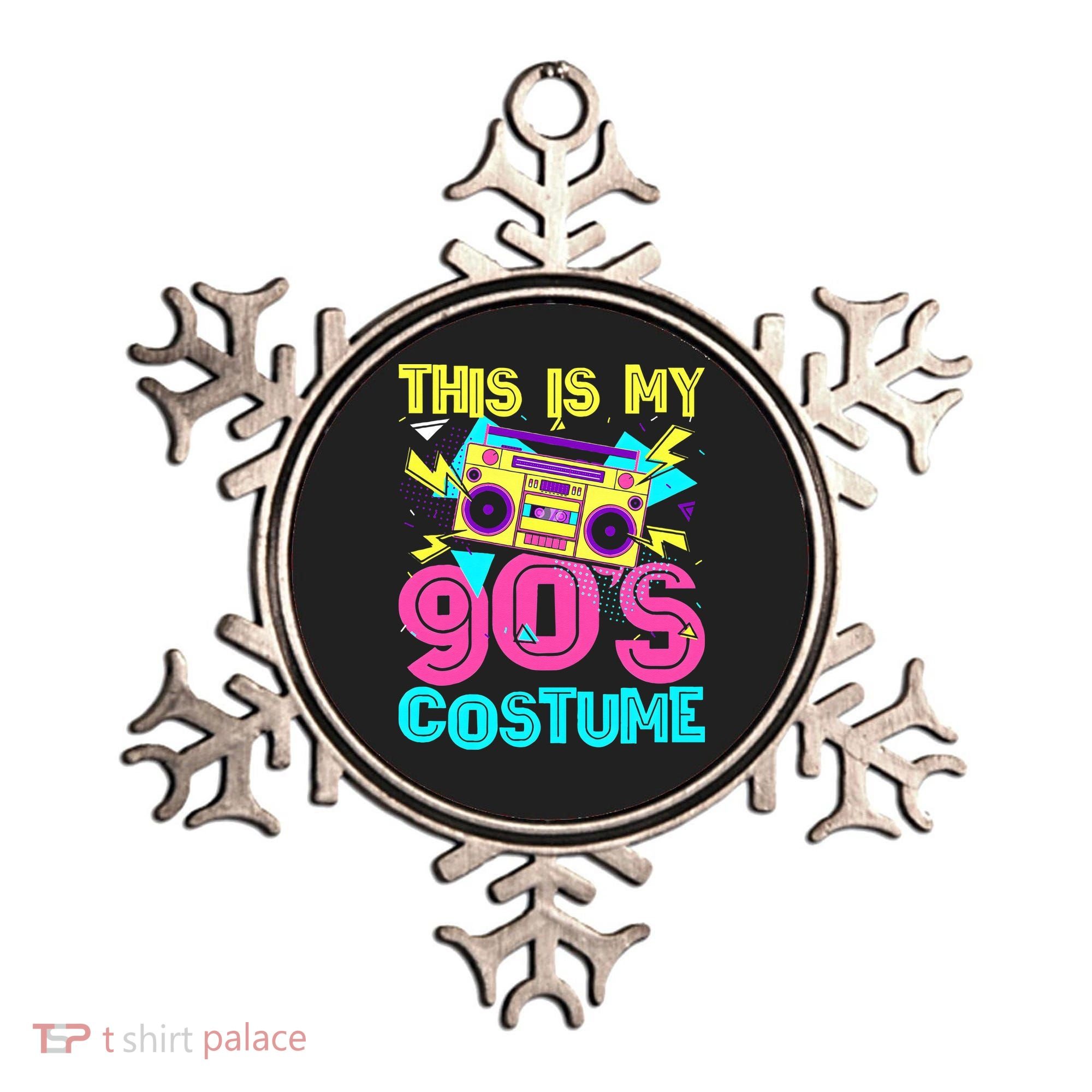 This Is My 90s Costume Retro 90s Music Theme Party Nineties Ornament
