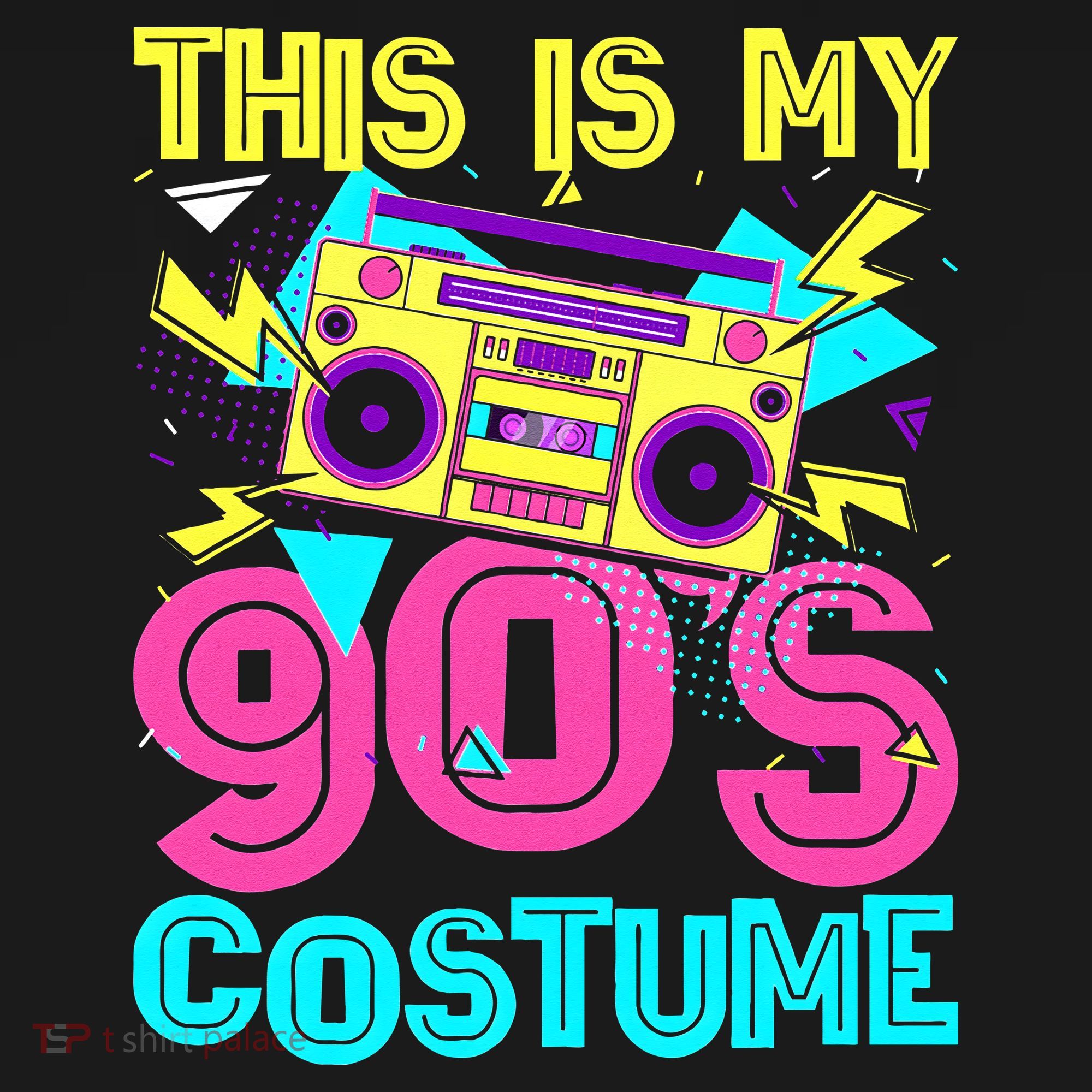 This Is My 90s Costume Retro 90s Music Theme Party Nineties Women's Tank Top