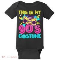 This Is My 90s Costume Retro 90s Music Theme Party Nineties Baby Bodysuit thumb 0