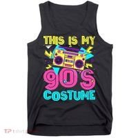 This Is My 90s Costume Retro 90s Music Theme Party Nineties Tank Top thumb 0