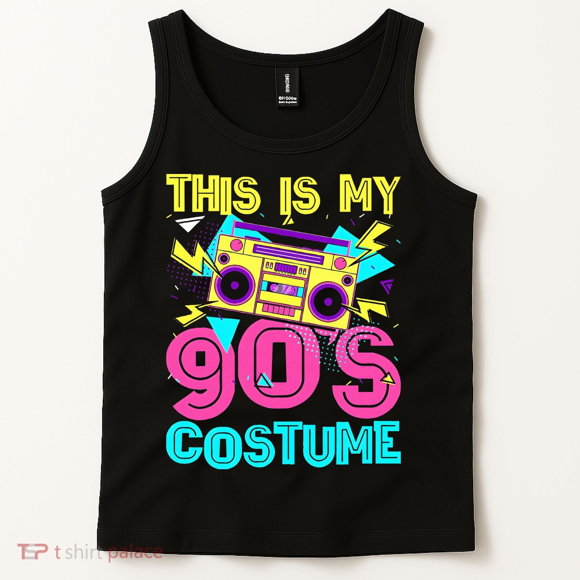 This Is My 90s Costume Retro 90s Music Theme Party Nineties Tank Top