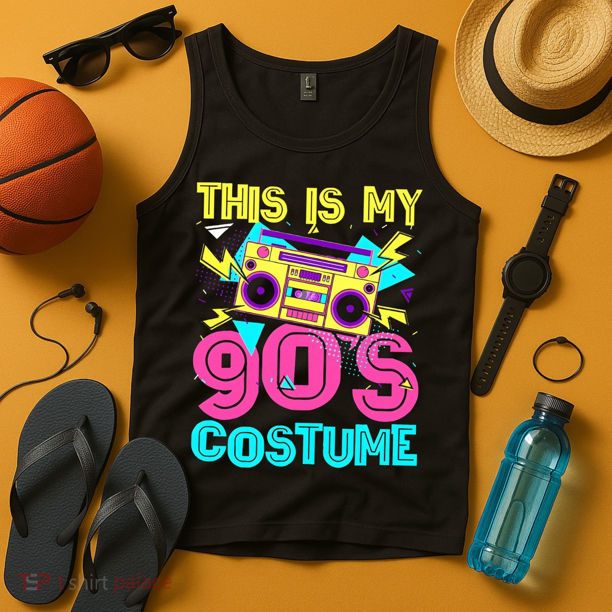 This Is My 90s Costume Retro 90s Music Theme Party Nineties Tank Top