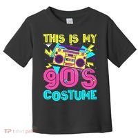 This Is My 90s Costume Retro 90s Music Theme Party Nineties Toddler T-Shirt thumb 0