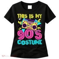 This Is My 90s Costume Retro 90s Music Theme Party Nineties Women's T-Shirt thumb 0