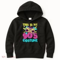 This Is My 90s Costume Retro 90s Music Theme Party Nineties Kids Hoodie thumb 0